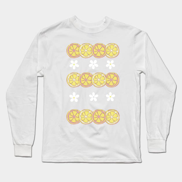 Pink Lemonade Long Sleeve T-Shirt by ANMA Designs